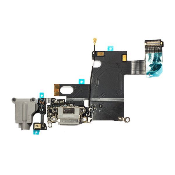 IPHONE 6 PLUS CHARGING PORT WITH EARPHONE FLEX CABLE – BLACK 600x600